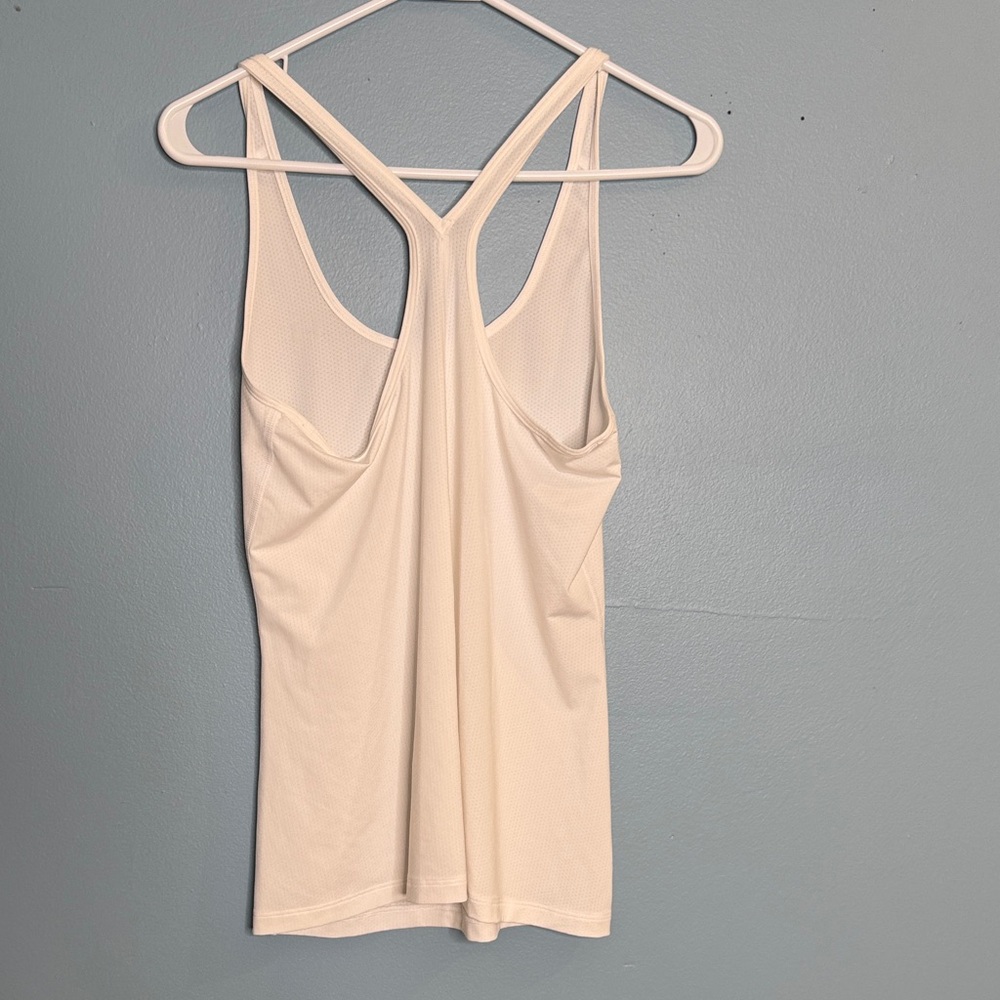 Under Armour Cream Racerback Tank - Picture 5 of 7